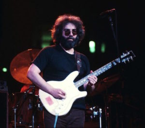 Jerry Garcia with guitar