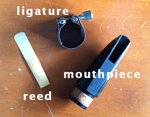 mouthpiece ligature and reed