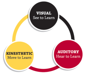 How we learn, three styles